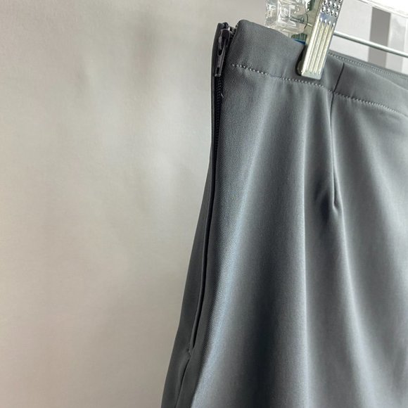 NWT Boat Bum Skort Liquid Yacht Wear sz 8 Asphalt Gray Skirt - Picture 7 of 8